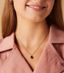 Lucardi Ketting Staal 45 cm blue/silver Best