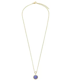 Lucardi Ketting Staal 47 cm - Goudkleurig blue Best