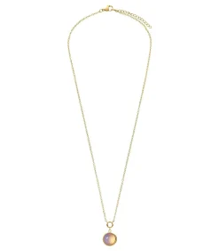 Lucardi Ketting Staal 47 cm - Goudkleurig offWhite Outlet