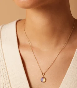 Lucardi Ketting Staal 47 cm - Goudkleurig offWhite Outlet