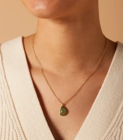 Lucardi Ketting Staal 47 cm - Goudkleurig green Clearance