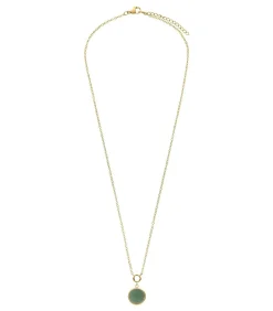Lucardi Ketting Staal 47 cm - Goudkleurig green