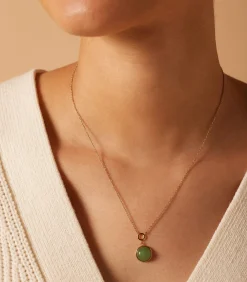 Lucardi Ketting Staal 47 cm - Goudkleurig green