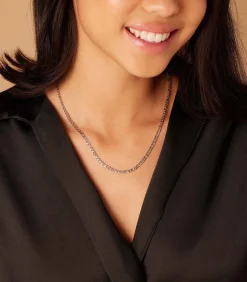 Lucardi Ketting Staal 45 cm - Zilverkleurig silver Best