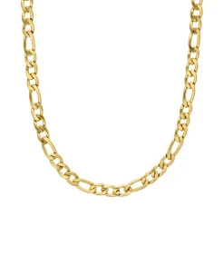 Lucardi Ketting Staal 45 cm - Zilverkleurig gold