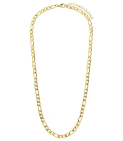 Lucardi Ketting Staal 45 cm - Zilverkleurig gold