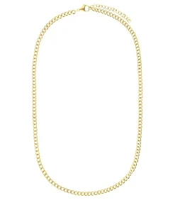 Lucardi Ketting Staal 45 cm - Zilverkleurig gold Sale