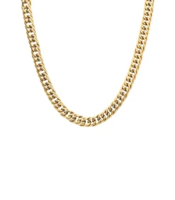 Lucardi Ketting Staal - goudkleurig gold Discount