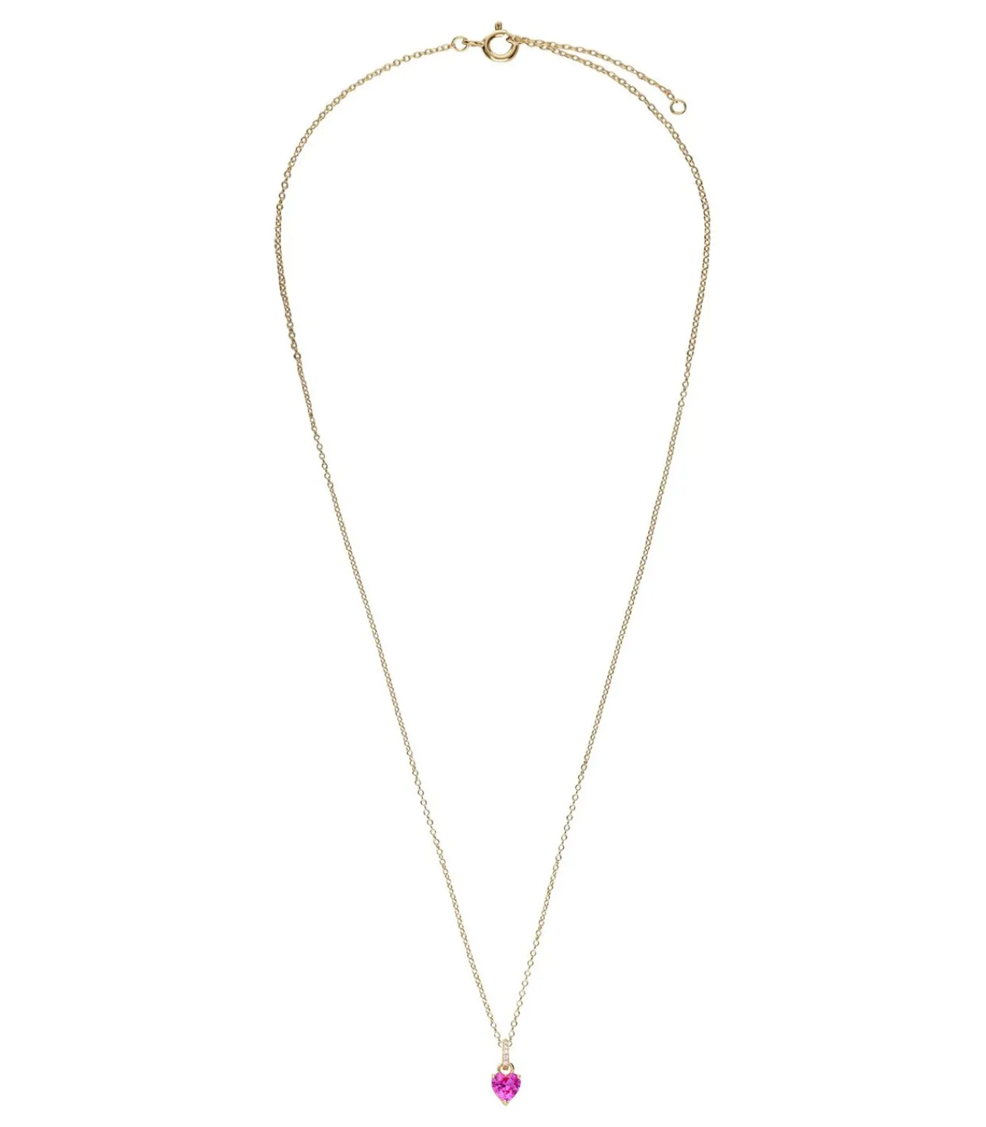 Lucardi Ketting Zilver gold New