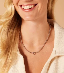 Lucardi Ketting Zilver 42 cm silver Outlet