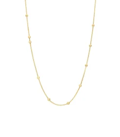 Lucardi Ketting Zilver 45 cm gold Online