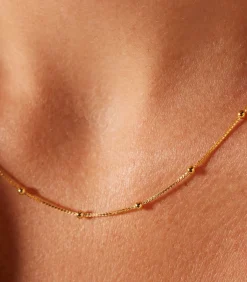 Lucardi Ketting Zilver 45 cm gold Online