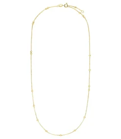 Lucardi Ketting Zilver 45 cm gold Online