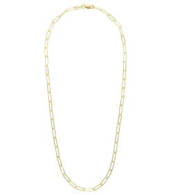 Lucardi Ketting Zilver 45 cm gold New