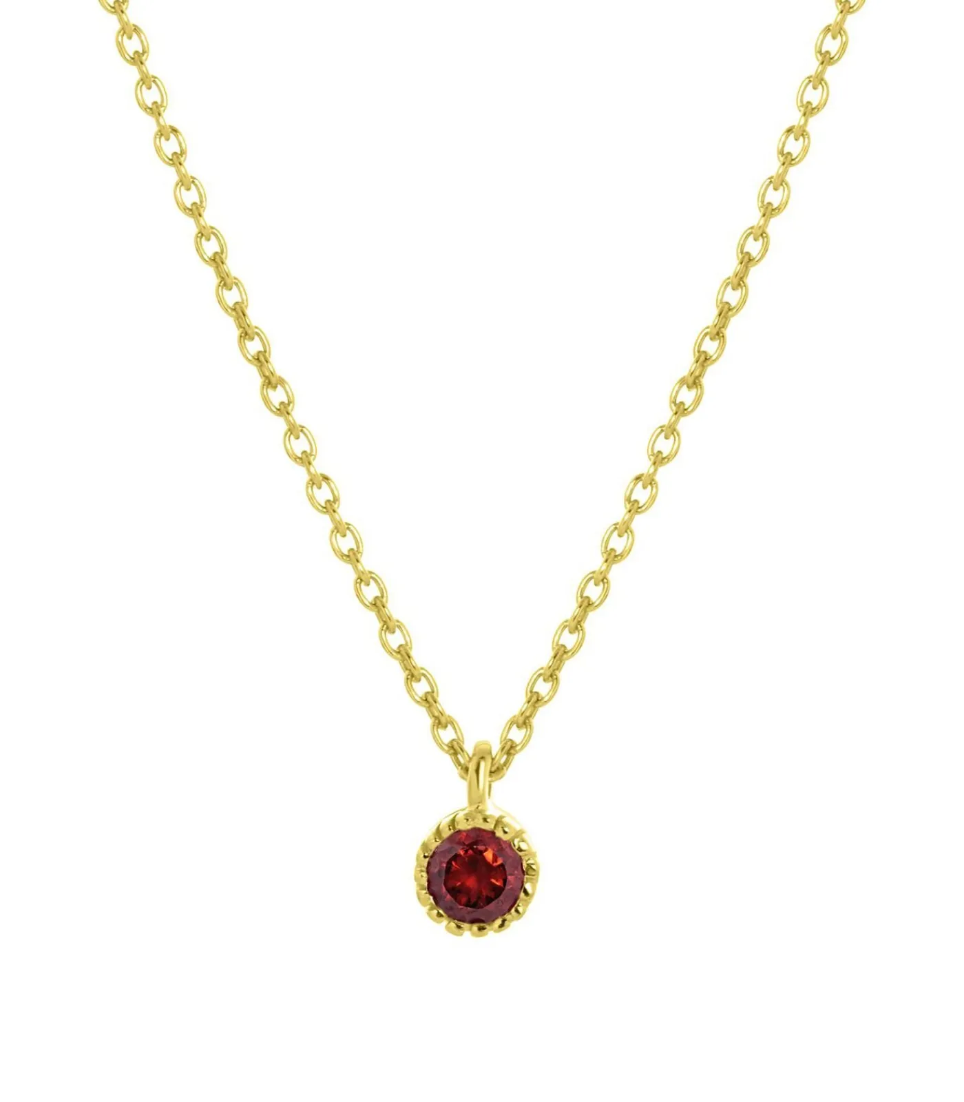 Lucardi Ketting Zilver 45 cm - Goudkleurig gold