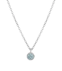 Lucardi Ketting Zilver 45 cm - Goudkleurig silver