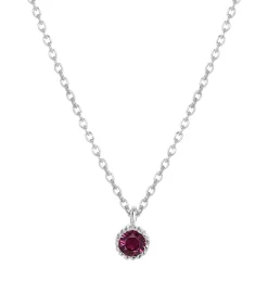 Lucardi Ketting Zilver 45 cm - Goudkleurig silver Hot