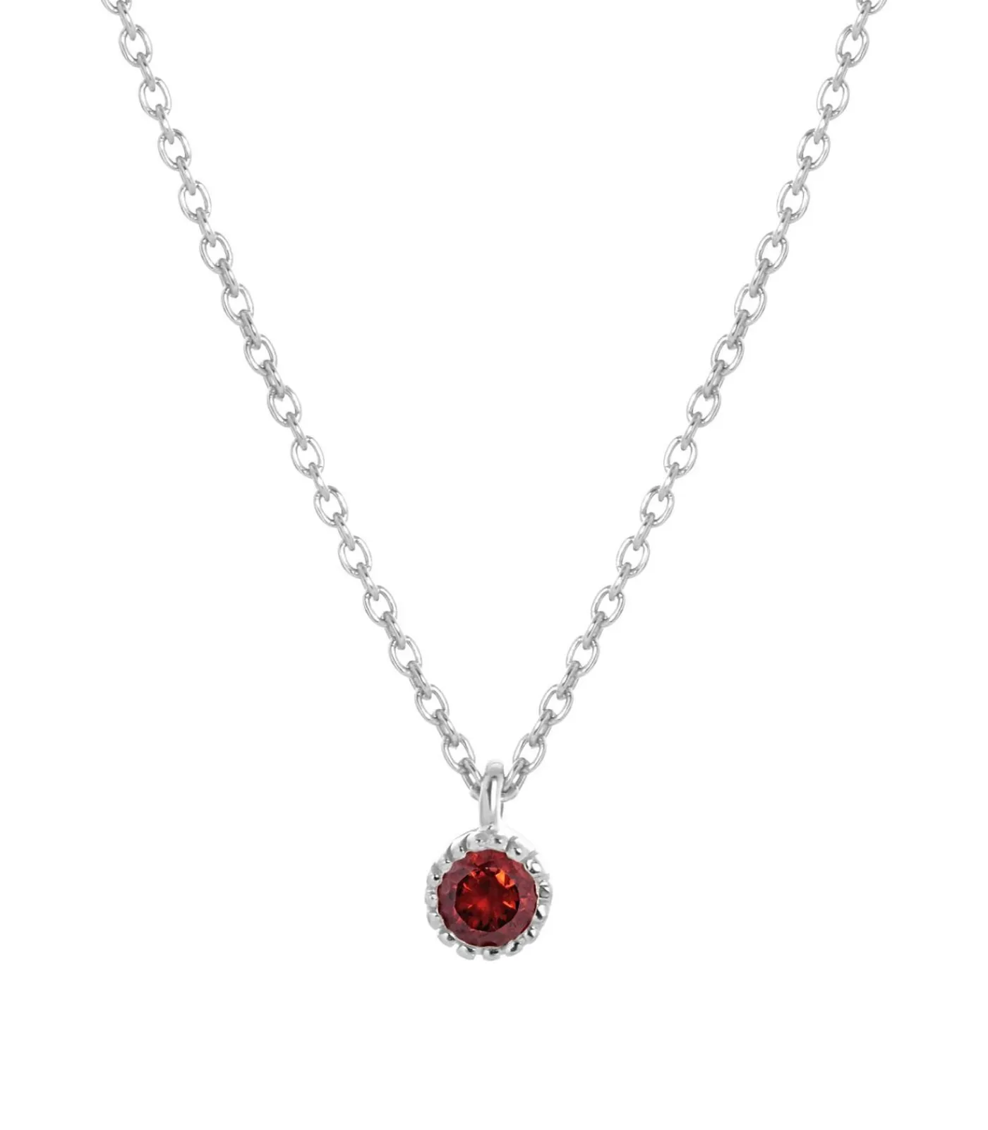 Lucardi Ketting Zilver 45 cm - Goudkleurig silver Clearance