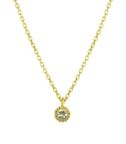 Lucardi Ketting Zilver 45 cm - Goudkleurig gold Discount