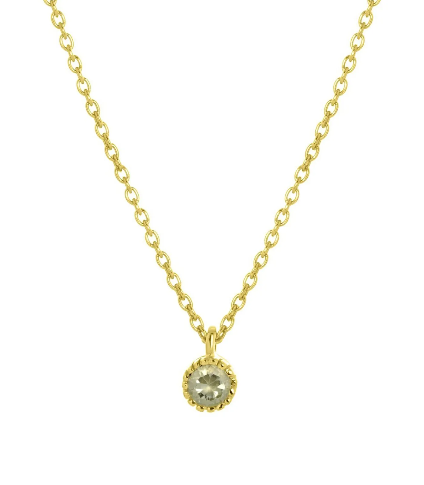Lucardi Ketting Zilver 45 cm - Goudkleurig gold Discount