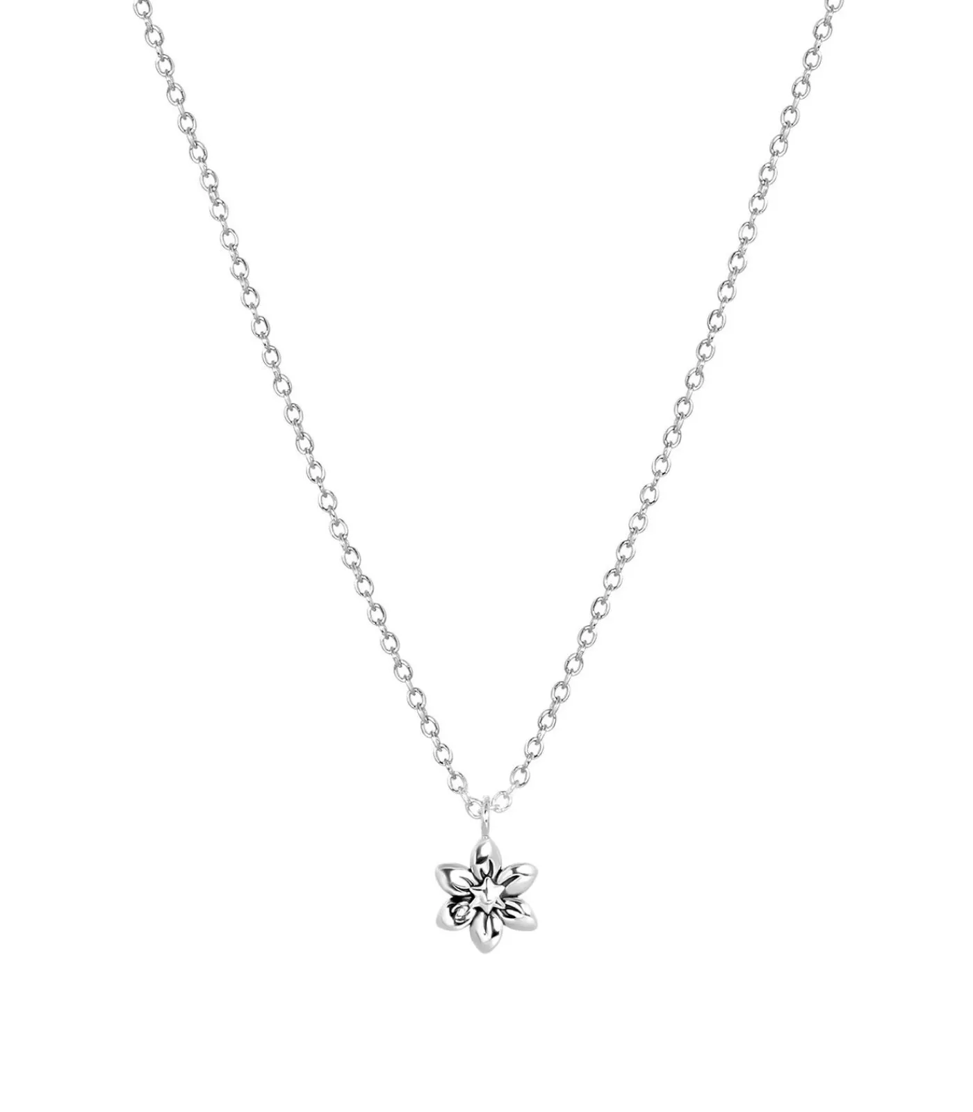 Lucardi Ketting Zilver 45 cm - Zilverkleurig silver