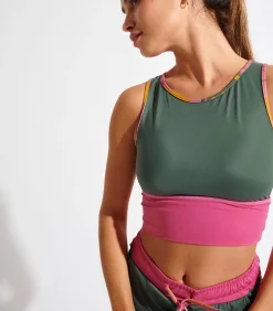Banana Moon sporttop WELLSHINE ACTIVATE khaki
