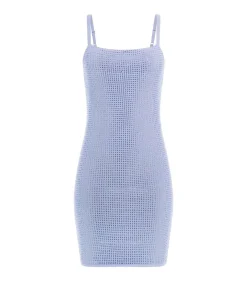GUESS Khloe Rhinestones Dress Swtr blue Clearance