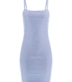 GUESS Khloe Rhinestones Dress Swtr blue Clearance