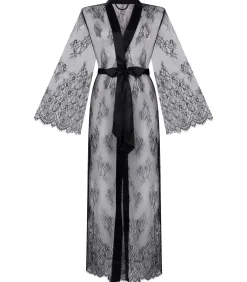 Hunkemöller Kimono Allover Lace black Online