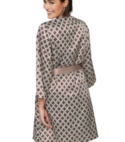 SELMARK Kimono negligé P116 SATIN SUBLIME brown Online
