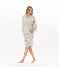 LE CHAT Kimono van viscose CALISSON 960 green Discount