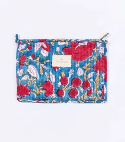 La Fiancée Klein gewatteerd katoenen tasje LISETTE blue Online