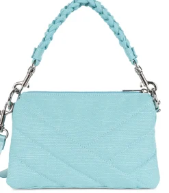 LANCASTER Kleine etui - Canvas Matelassé lightBlue Discount
