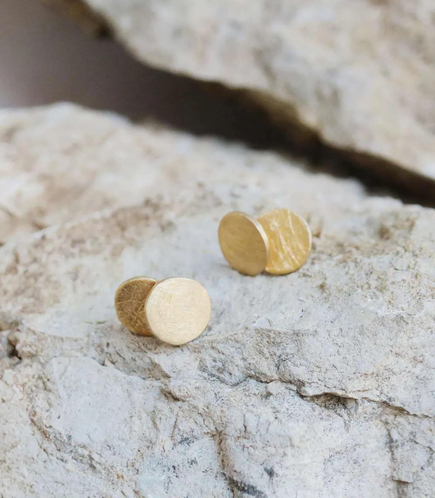 Joidart Kleine gouden oorbellen Arai gold Discount