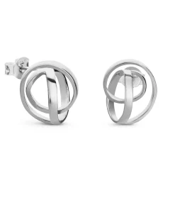 Joidart Kleine zilveren Embolic oorbellen silver