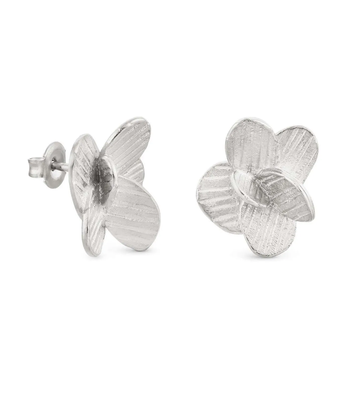 Joidart Kleine zilveren oorbellen Pampalonia silver New