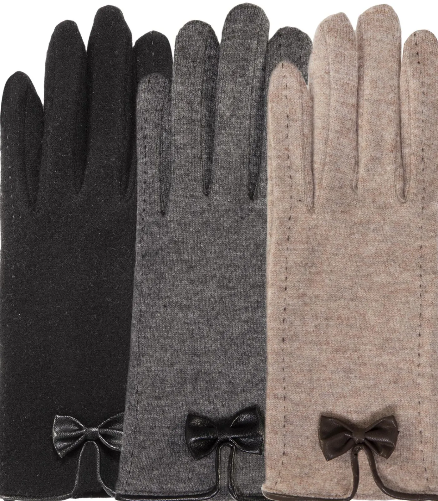 ISOTONER Knoophandschoenen voor dames Grijs gray Outlet
