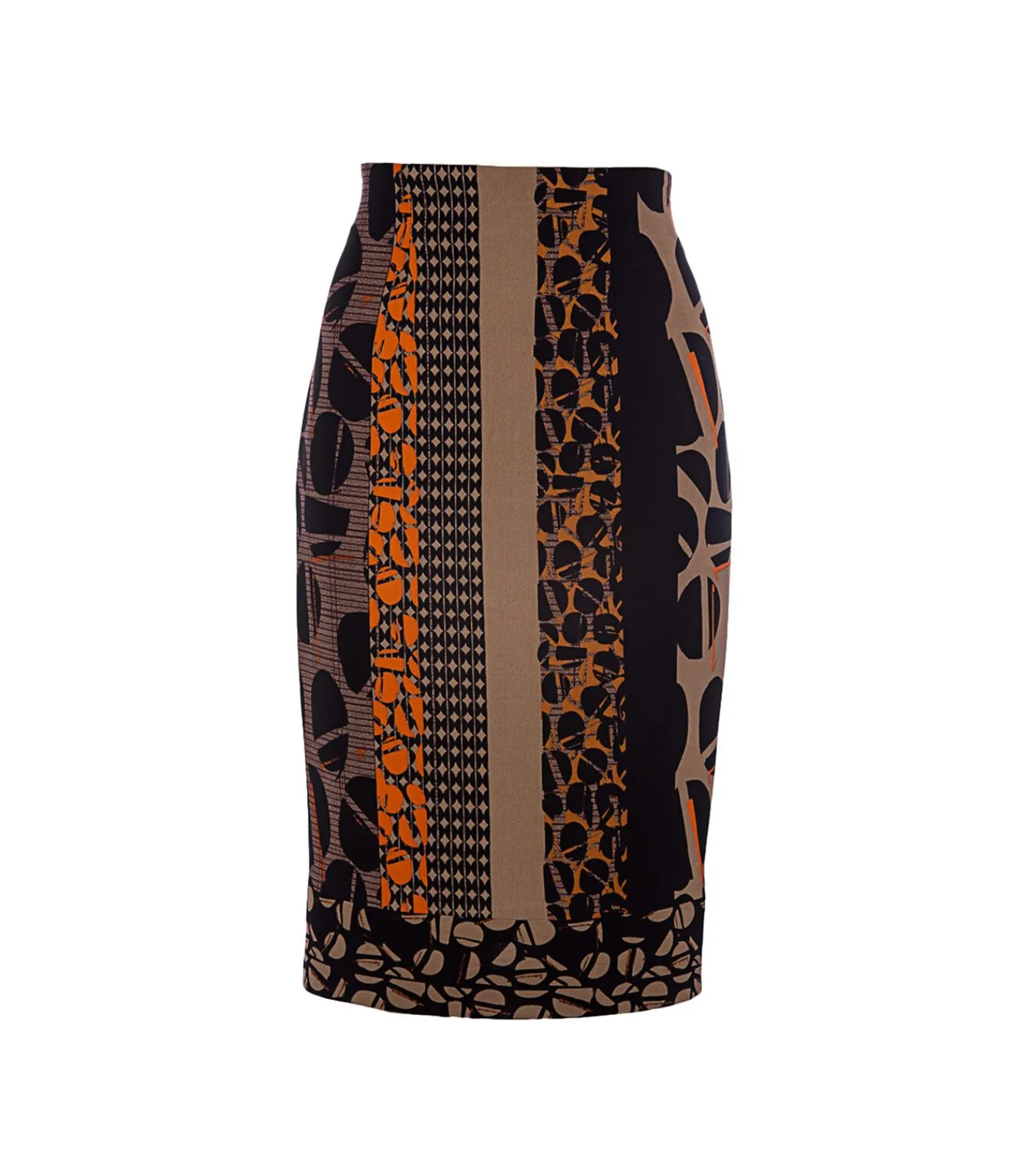 Conquista Kokerrok met print van multicolor Hot
