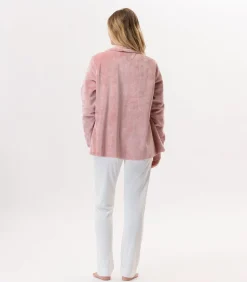 LE CHAT Kort jasje van flanellen pluche ESSENTIEL H73B pink Outlet