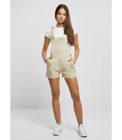 Urban Classics Korte biologische damesoverall white Discount