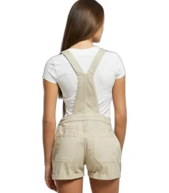 Urban Classics Korte biologische damesoverall white Sale