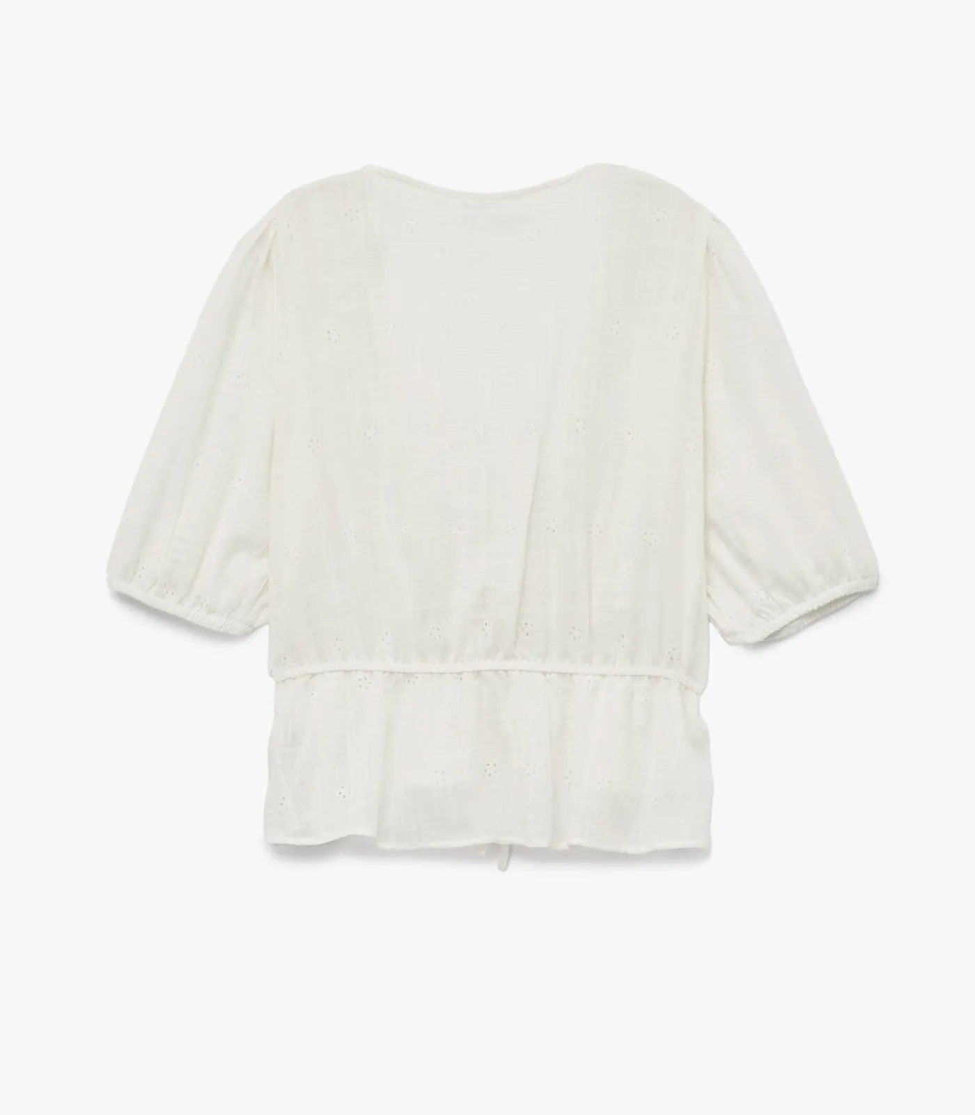 Koton Korte Blouse V-hals Katoenmix white Online