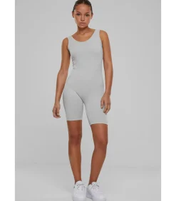 Urban Classics Korte jumpsuit voor vrouwen Organic gray