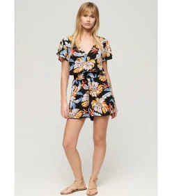 Superdry Korte jumpsuit voor vrouwen Beach orange Outlet