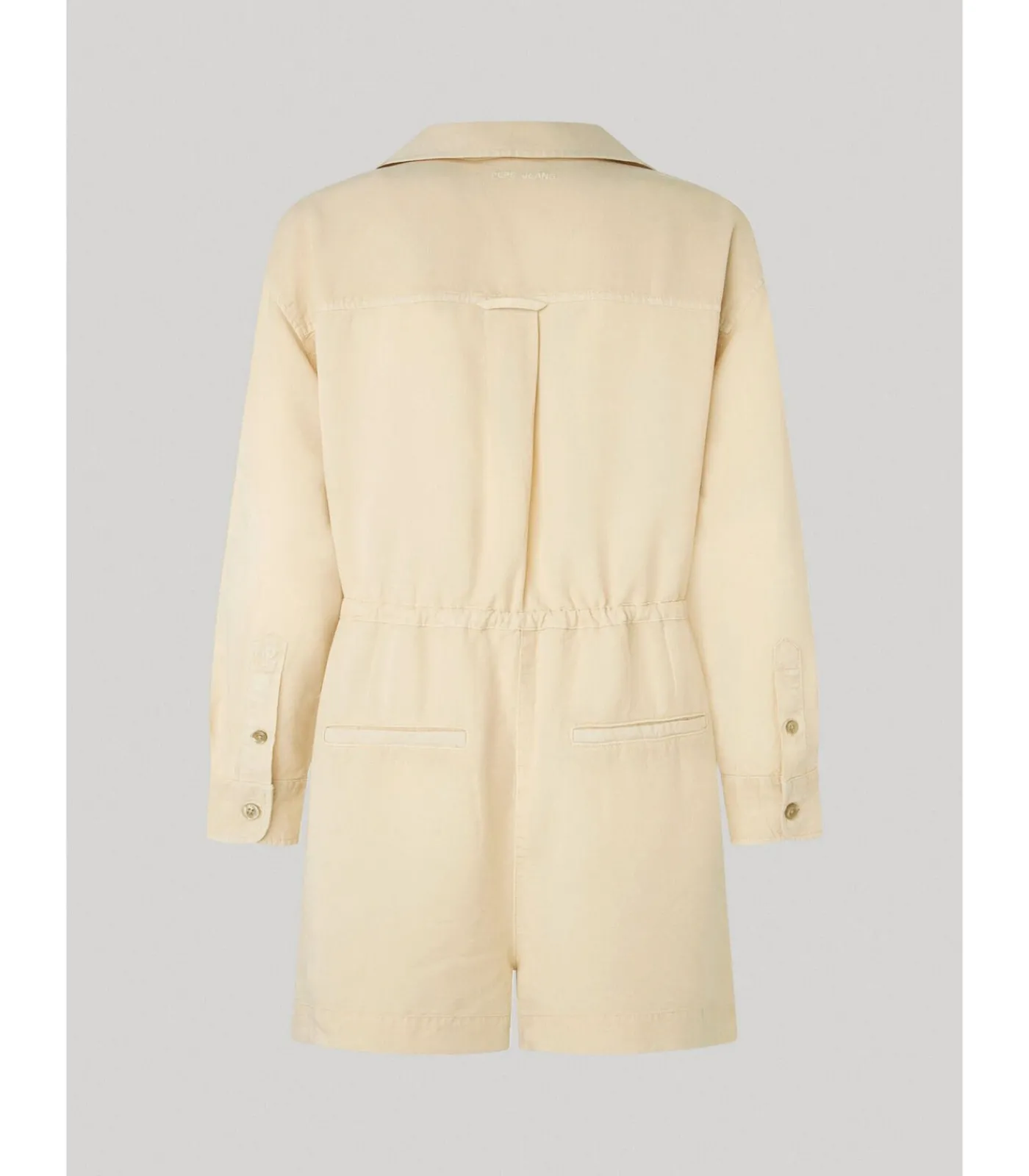 Pepe Jeans Korte jumpsuit voor vrouwen Elison camel