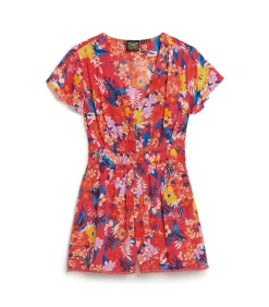 Superdry Korte jumpsuit voor vrouwen Beach pink Hot