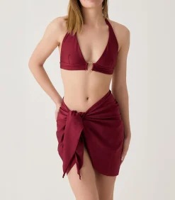 Laura By Janine Robin Korte pareo Venus darkRed Sale