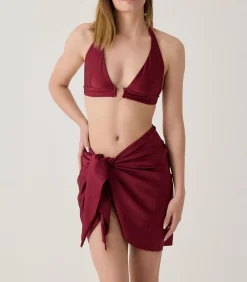 Laura By Janine Robin Korte pareo Venus darkRed Sale
