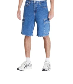 Calvin Klein Jeans Korte Spijker Cargo Broek blue Online