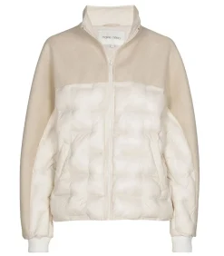 Marie Méro Korte sportieve jas in ecru beige Outlet